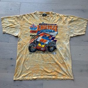 1998 Yellow Tie-Dye Knoxville Racing Tee